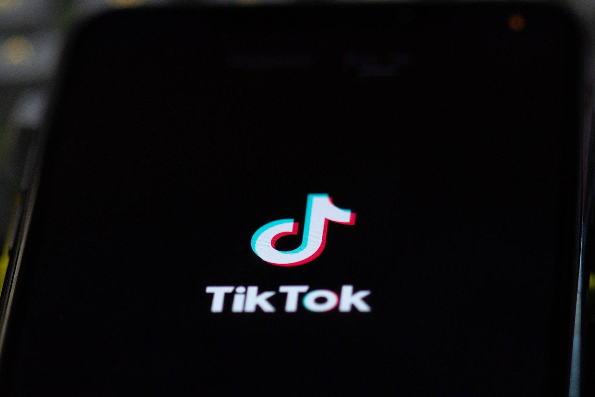 TikTok Logo on Phone