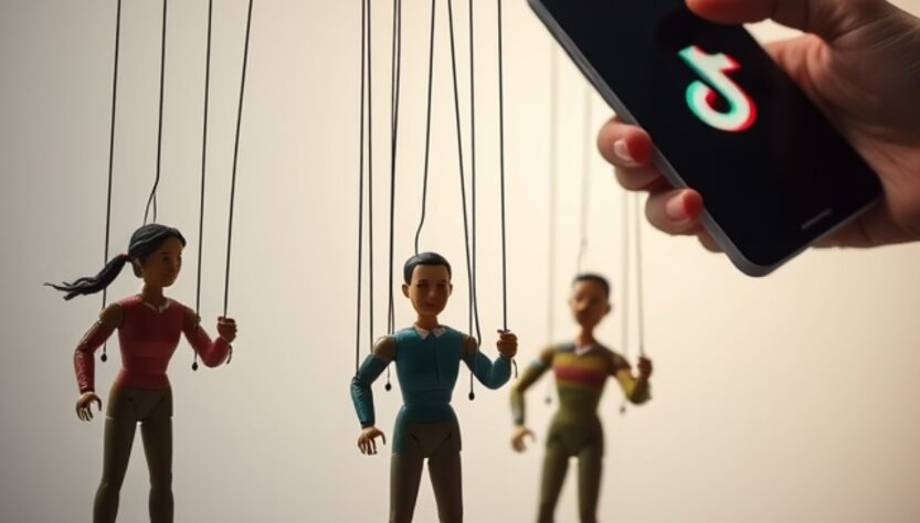 TikTok Marionette controlling users