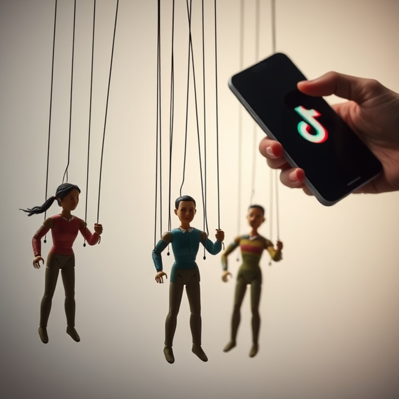 TikTok Marionette controlling users