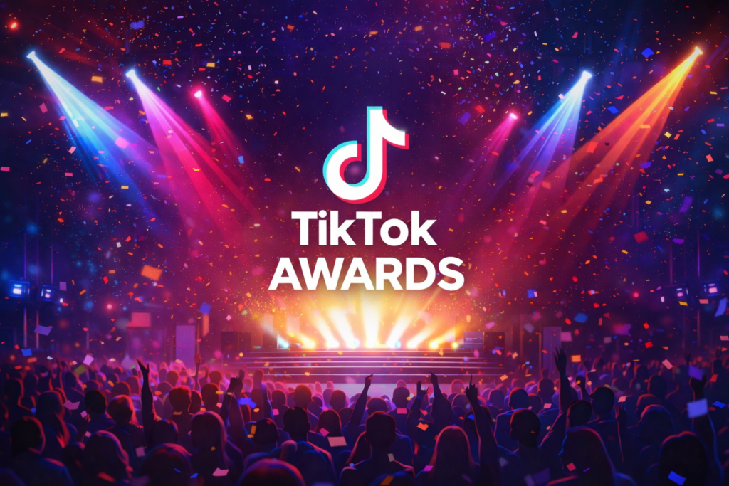 TikTok Awards stage celebration