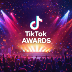 TikTok Awards stage celebration