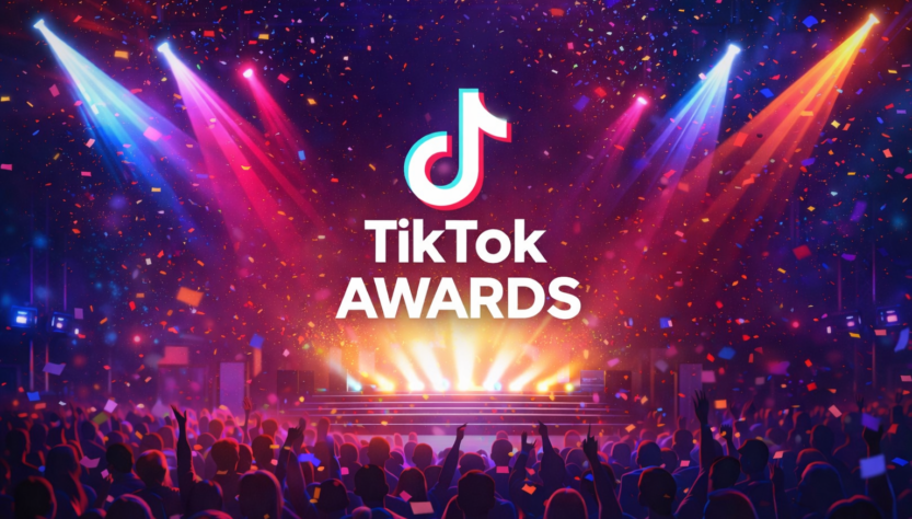 TikTok Awards stage celebration