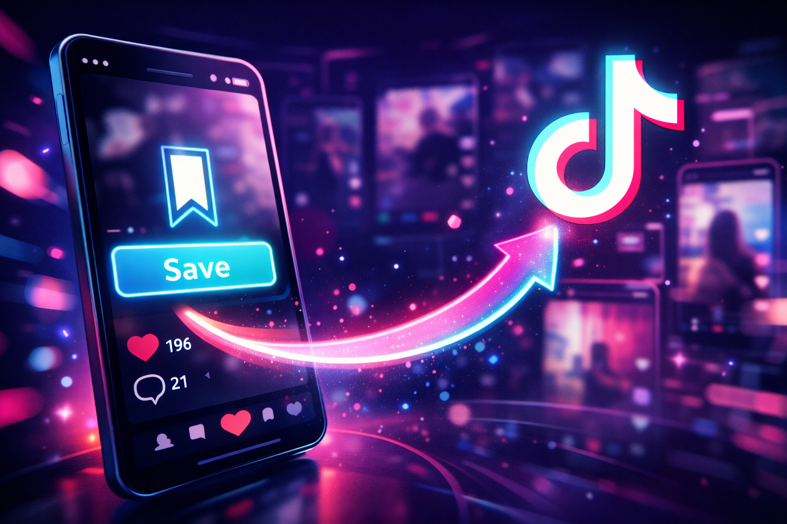 TikTok Save Button