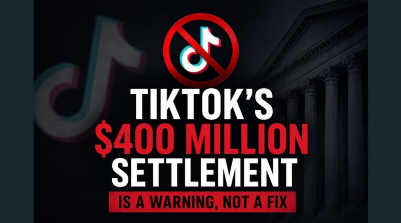 TikTok's $400 million settlement is a warning, not a fix