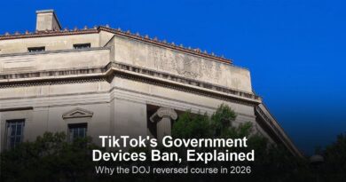TikTok's government devices ban explained - the Robert F. Kennedy Department of Justice Building in Washington D.C.