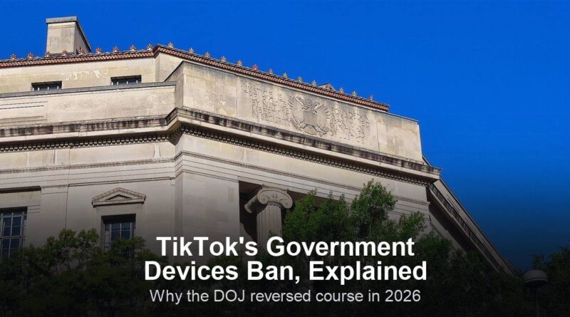 TikTok's government devices ban explained - the Robert F. Kennedy Department of Justice Building in Washington D.C.