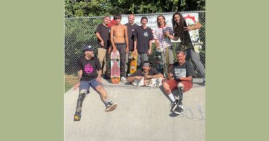 The Wheels for Wheels FrumpFest adaptive skateboarding crew, from Anthony Ferraro's viral TikTok video