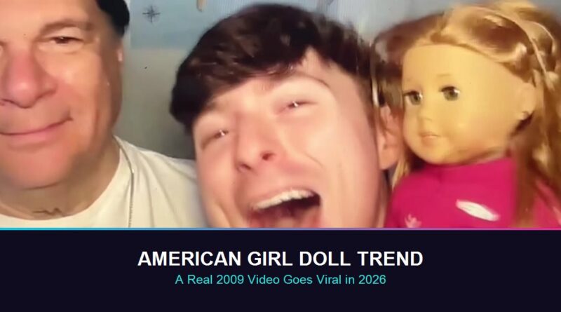 American Girl Doll trend TikTok video by Angelo David