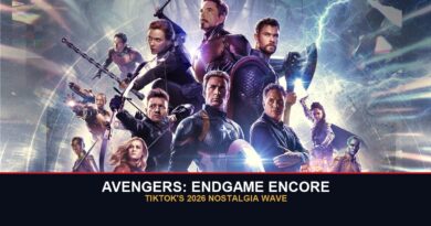 Avengers Endgame Encore poster art, tied to TikTok's 2026 nostalgia wave