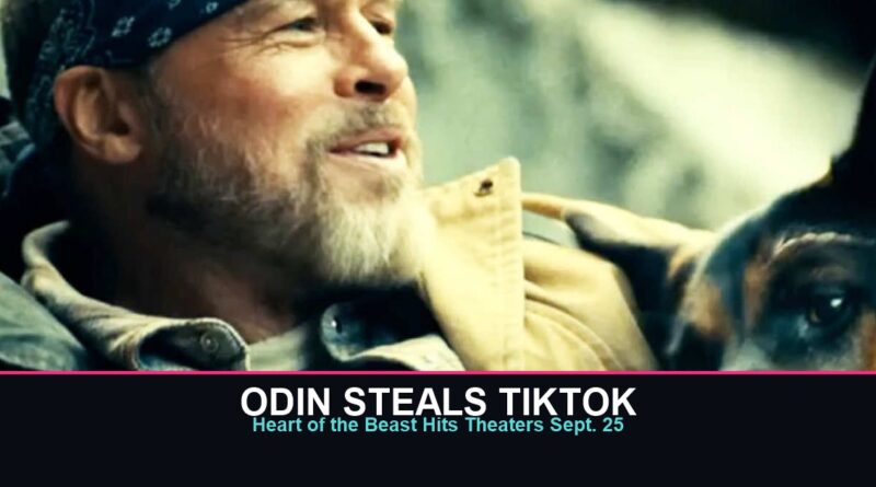 Heart of the Beast TikTok: Brad Pitt as James Belmont with combat dog Odin, both clearly visible