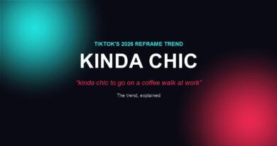 Kinda chic trend TikTok explainer graphic