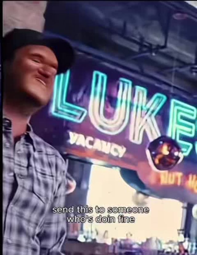Richard Strangler in his God Gave Us Fingers TikTok parody video that fueled the Down Goes the Whiskey trend