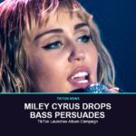 Miley Cyrus TikTok campaign hero image for Bass Persuades album