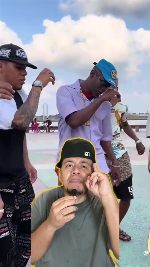TikTok reaction video explaining the real origin of the passinho do jamal dance and crediting Jamal da Capital