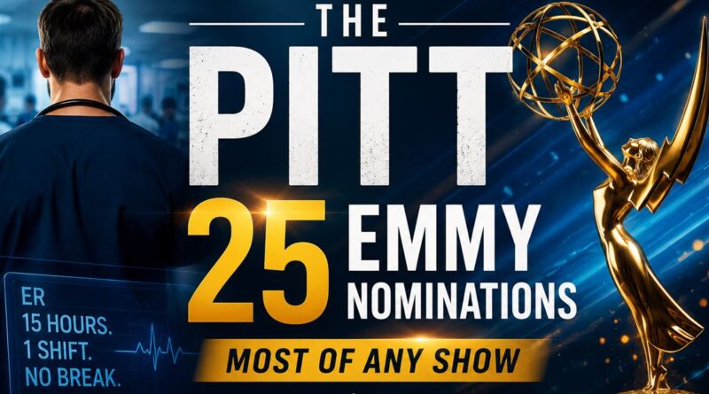 The Pitt's 25 Emmy nominations for Season 2, most of any show