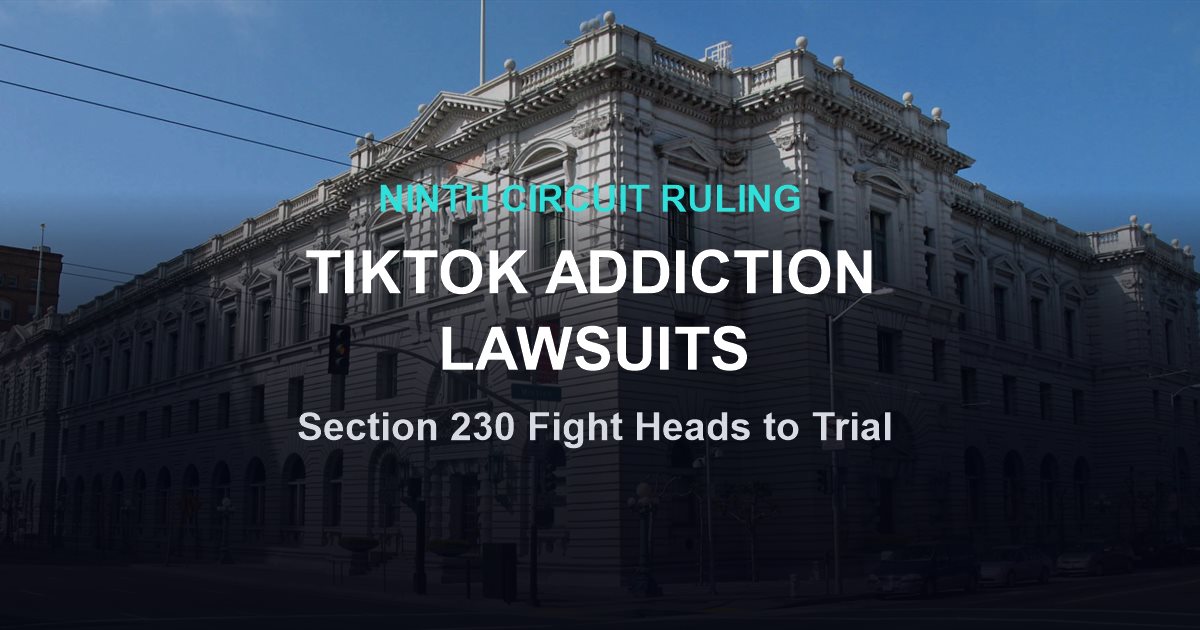TikTok addiction lawsuits: the James R. Browning United States Courthouse in San Francisco, home to the Ninth Circuit Court of Appeals