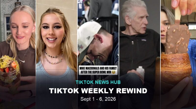 TikTok news this week: NFL, TIFF, and food trends, September 1-6 2026