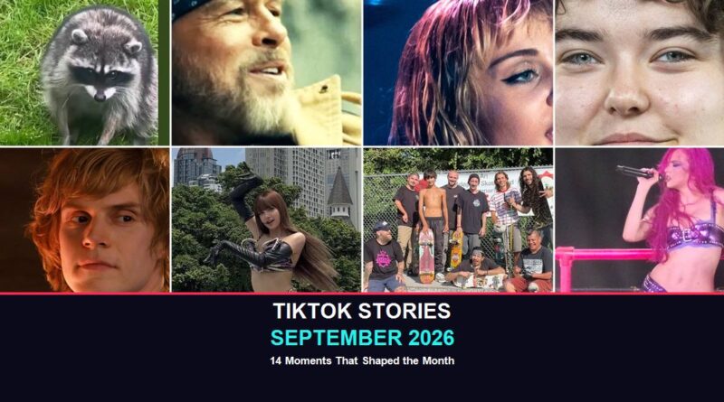 TikTok Stories September 2026 recap hero collage