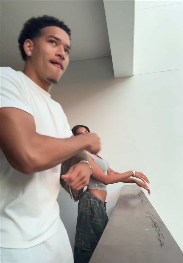 Corbin Mims, the real CorbinGPT from Love Island USA, posting on his own TikTok account