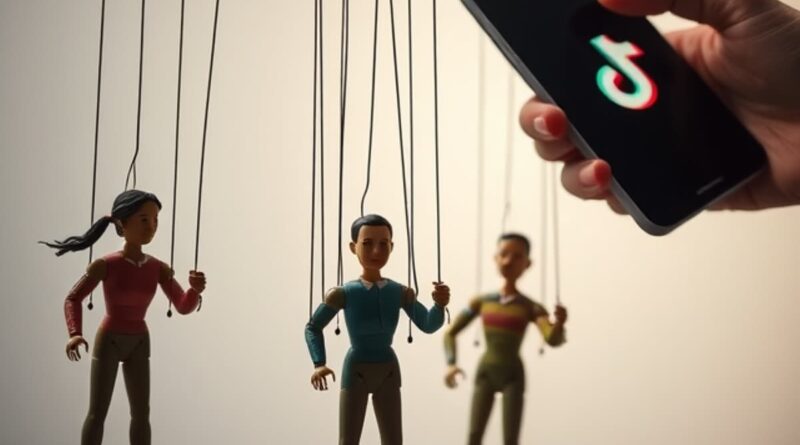 TikTok Marionette controlling users