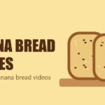 TikTok banana bread recipes: illustration of sliced banana bread with the title Banana Bread Recipes