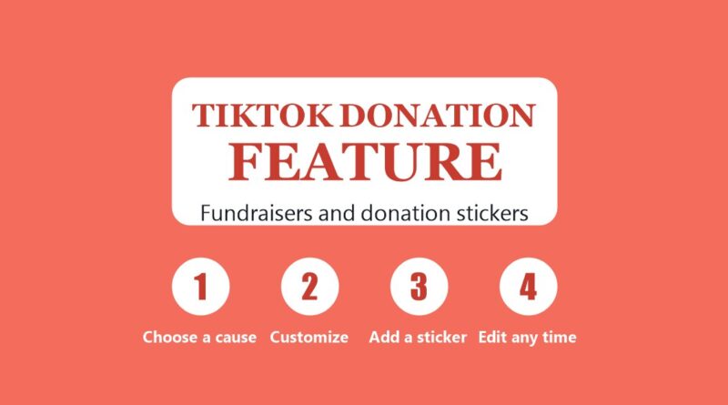 TikTok Donation feature: four steps from choosing a cause to editing the fundraiser