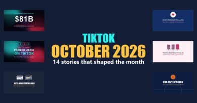 TikTok October 2026 recap: 14 stories that shaped the month, with six of this site's article graphics