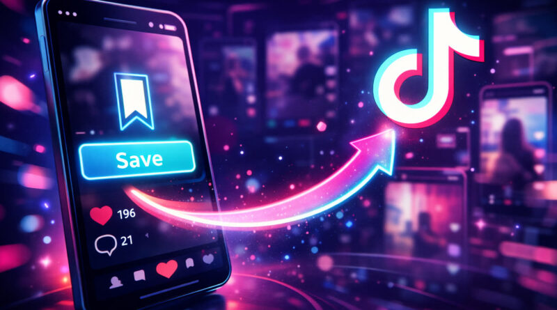 TikTok Save Button