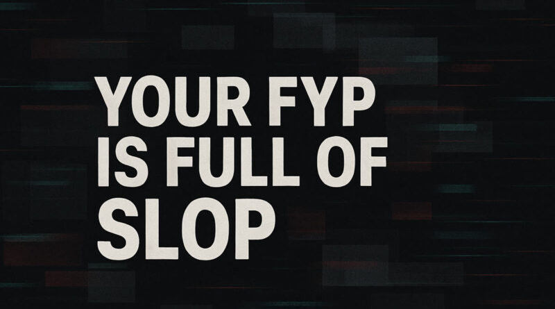 TikTok FYP is Full of Slop
